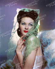 Yvonne De Carlo Emerald Lace 1944 by RAY JONES | Hollywood Pinups