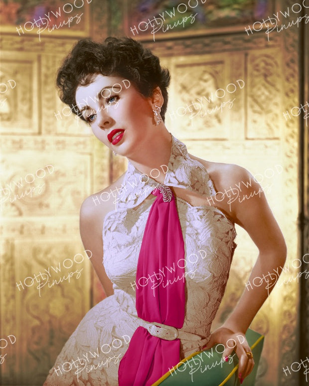 Elizabeth Taylor White Lace 1952 | Hollywood Pinups | Film Star Colour and B&W Prints