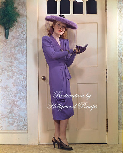 Greer Garson Lavender Belle 1943 | Hollywood Pinups | Film Star Colour and B&W Prints