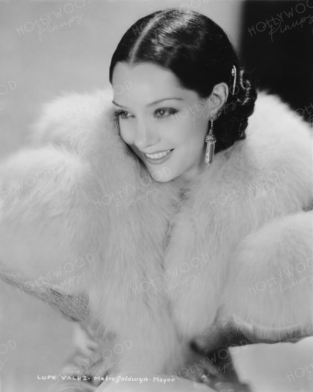 Lupe Velez Drop Earrings 1931 by EVERETT | Hollywood Pinups | Film Star Colour and B&W Prints