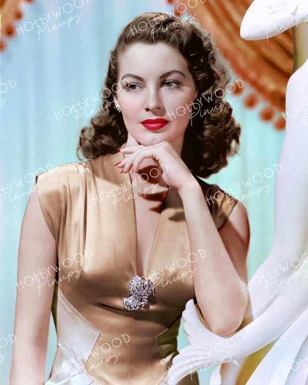 Ava Gardner Graceful Glamour 1944 | Hollywood Pinups | Film Star Colour and B&W Prints