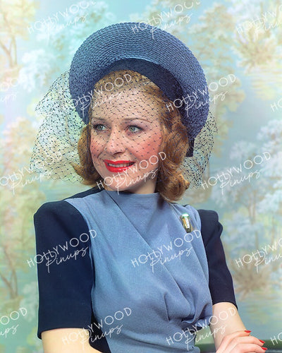 Shirley Ross Netty Veil 1940 | Hollywood Pinups Color Prints