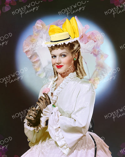 Martha O’Driscoll Pretty Parasol 1945 | Hollywood Pinups Color Prints