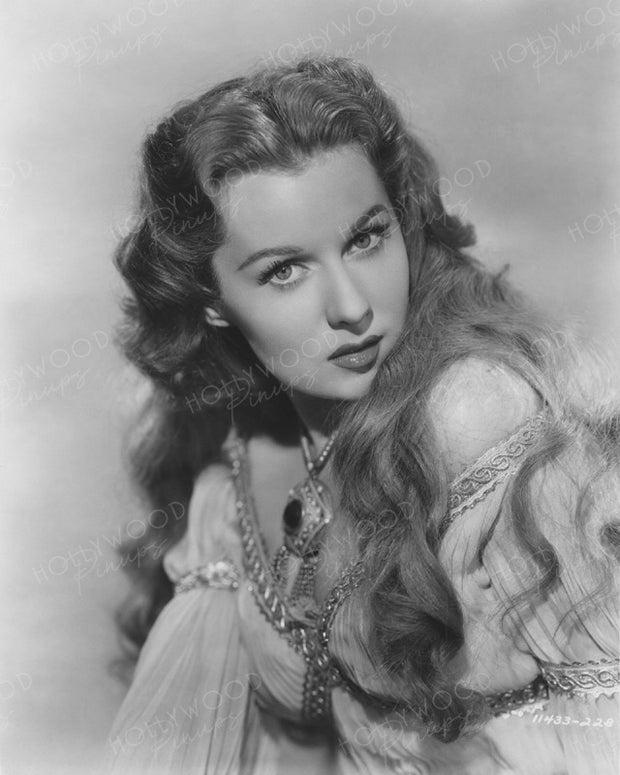 Rhonda Fleming Luscious Locks 1949 | Hollywood Pinups | Film Star Colour and B&W Prints