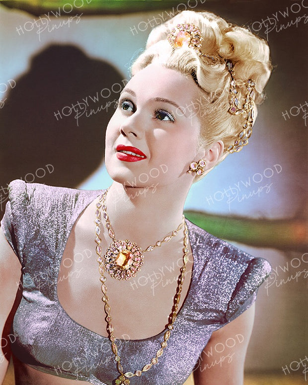 Adele Jergens Glittering Princess 1945 | Hollywood Pinups | Film Star Colour and B&W Prints
