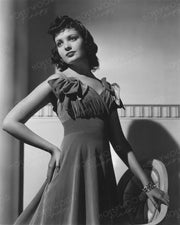 Linda Darnell Blue Velvet by FRANK POWOLNY 1939 | Hollywood Pinups | Film Star Colour and B&W Prints