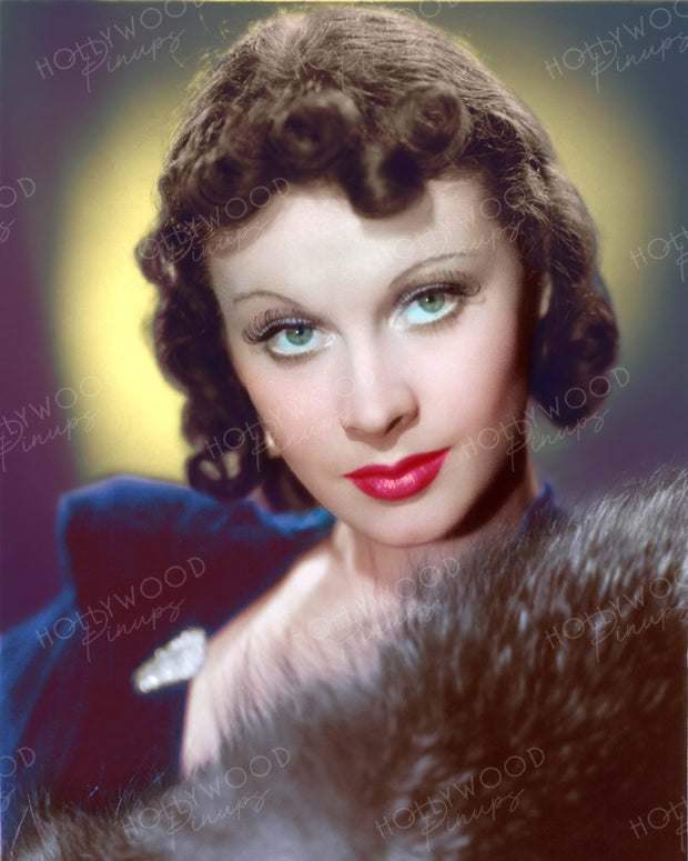 Vivien Leigh Dazzling Eyes 1938 | Hollywood Pinups | Film Star Colour and B&W Prints