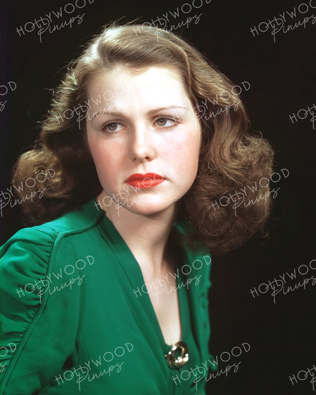 Helen Parrish Wistful Beauty 1940 | Hollywood Pinups | Film Star Colour and B&W Prints