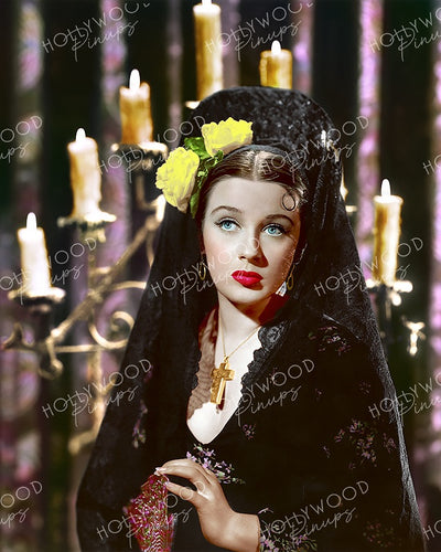 Patricia Morison Spanish Lace 1941 | Hollywood Pinups Color Prints