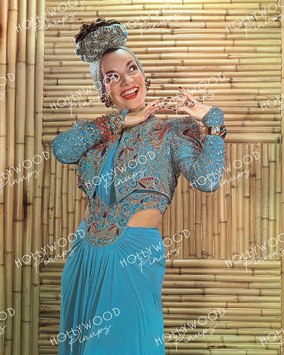 Carmen Miranda Dazzling Costume 1941 | Hollywood Pinups Color Prints