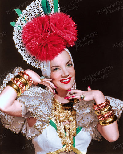 Carmen Miranda THE GANG’S ALL HERE 1943 | Hollywood Pinups | Film Star Colour and B&W Prints