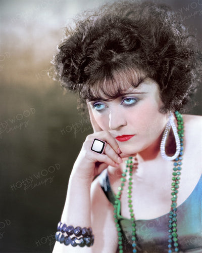 Pola Negri Brooding Brunette 1924 | Hollywood Pinups | Film Star Colour and B&W Prints