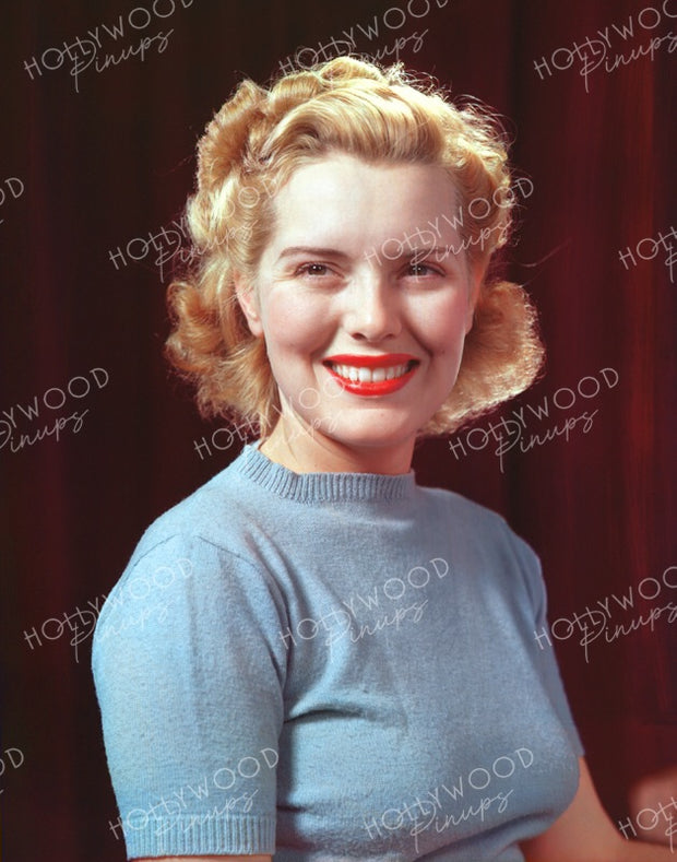 Brenda Joyce Smiling Beauty 1940 | Hollywood Pinups | Film Star Colour and B&W Prints