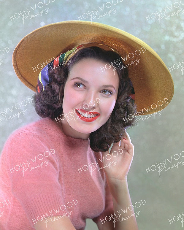 Linda Darnell Powder Pink 1940 - NEW ! | Hollywood Pinups | Film Star Colour and B&W Prints