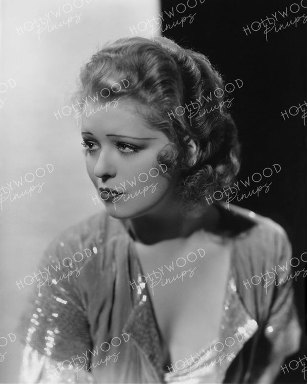 Clara Bow Sheer Shimmer 1933 | Hollywood Pinups Color Prints