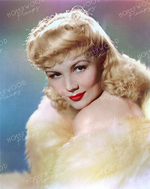 Veda Ann Borg Glistening Blonde 1940 | Hollywood Pinups | Film Star Colour and B&W Prints