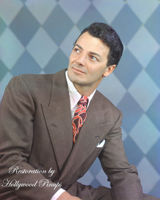 Cornel Wilde Dashing Star 1946 | Hollywood Pinups | Film Star Colour and B&W Prints