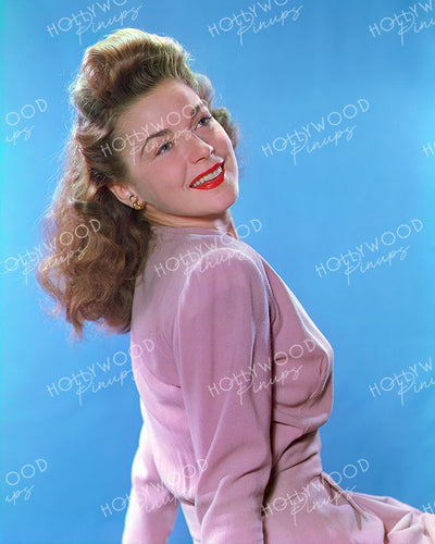 Marguerite Chapman Dusty Pink 1943 | Hollywood Pinups Color Prints