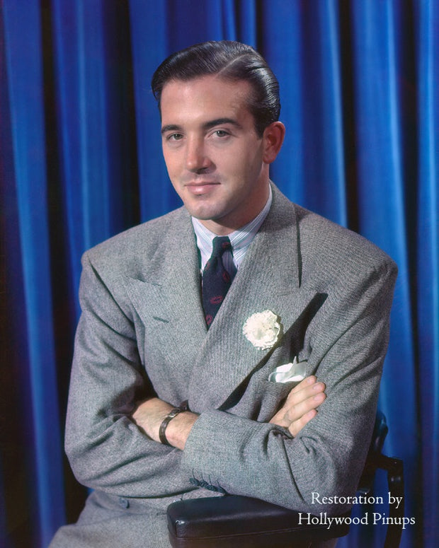 John Payne Cheeky Smirk 1938 | Hollywood Pinups | Film Star Colour and B&W Prints