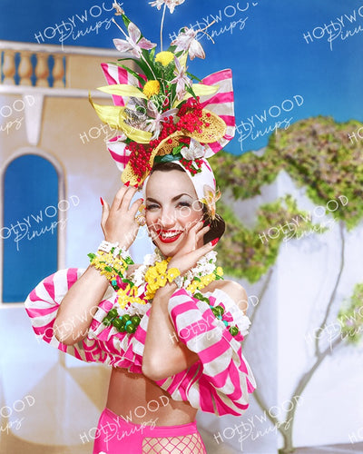 Carmen Miranda in WEEKEND IN HAVANA 1941 | Hollywood Pinups Color Prints