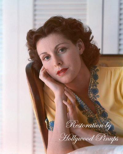 Frances Dee Natural Beauty 1938 | Hollywood Pinups | Film Star Colour and B&W Prints