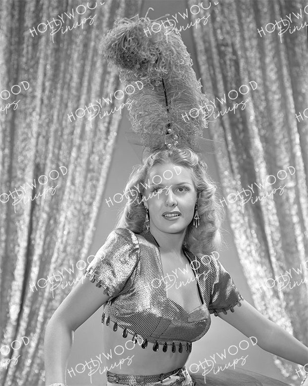 Janis Carter Sparkling Showgirl 1942 | Hollywood Pinups Color Prints