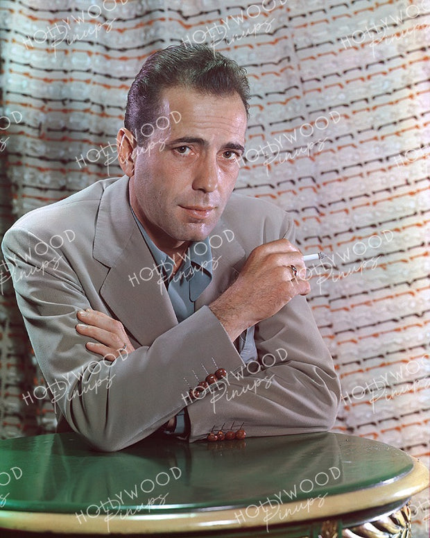 Humphrey Bogart Stylish Suave 1940 | Hollywood Pinups | Film Star Colour and B&W Prints