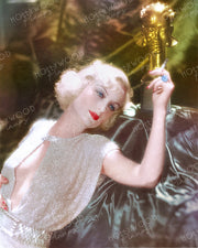 Carole Lombard Sultry Shimmer 1933 by LIPPMAN | Hollywood Pinups | Film Star Colour and B&W Prints