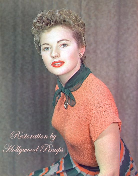 Coleen Gray Tangerine Top 1949 | Hollywood Pinups | Film Star Colour and B&W Prints