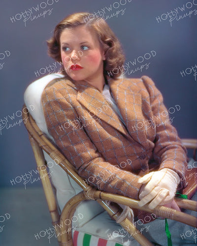Simone Simon Vamp Gaze 1937 | Hollywood Pinups | Film Star Colour and B&W Prints