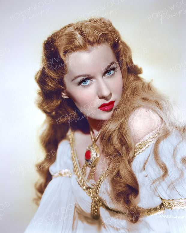 Rhonda Fleming Luscious Locks 1949 | Hollywood Pinups | Film Star Colour and B&W Prints