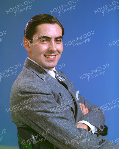 Tyrone Power Dashing Smile 1940 | Hollywood Pinups | Film Star Colour and B&W Prints