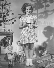 Shirley Temple Christmas Toys 1936 | Hollywood Pinups | Film Star Colour and B&W Prints