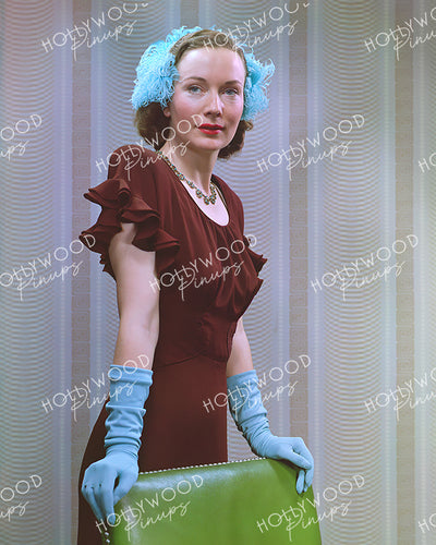 Sigrid Gurie Elegant Glamour 1944 | Hollywood Pinups Color Prints