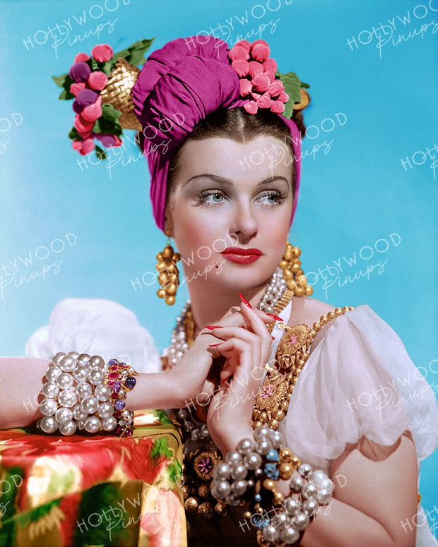 Joan Bennett Tropic Delight 1940 | Hollywood Pinups | Film Star Colour and B&W Prints
