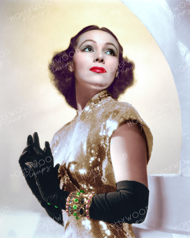 Dolores Del Rio INTERNATIONAL SETTLEMENT 1938 | Hollywood Pinups | Film Star Colour and B&W Prints