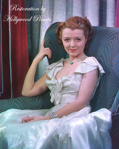Janet Gaynor Glittering Sheen 1937 | Hollywood Pinups | Film Star Colour and B&W Prints