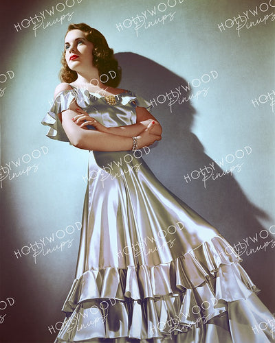 Deanna Durbin Shimmering Satin 1940 - NEW ! | Hollywood Pinups | Film Star Colour and B&W Prints