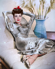Jane Wyman Dazzling Dress 1943 | Hollywood Pinups | Film Star Colour and B&W Prints