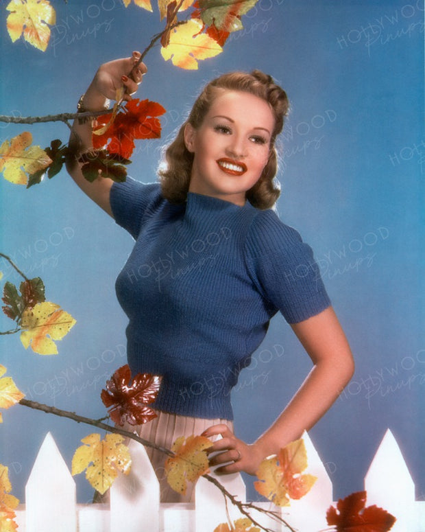Betty Grable Autumn Leaves 1941 | Hollywood Pinups | Film Star Colour and B&W Prints
