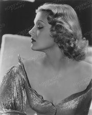 Ilona Massey Dazzling Profile 1937 by CLARENCE BULL | Hollywood Pinups | Film Star Colour and B&W Prints