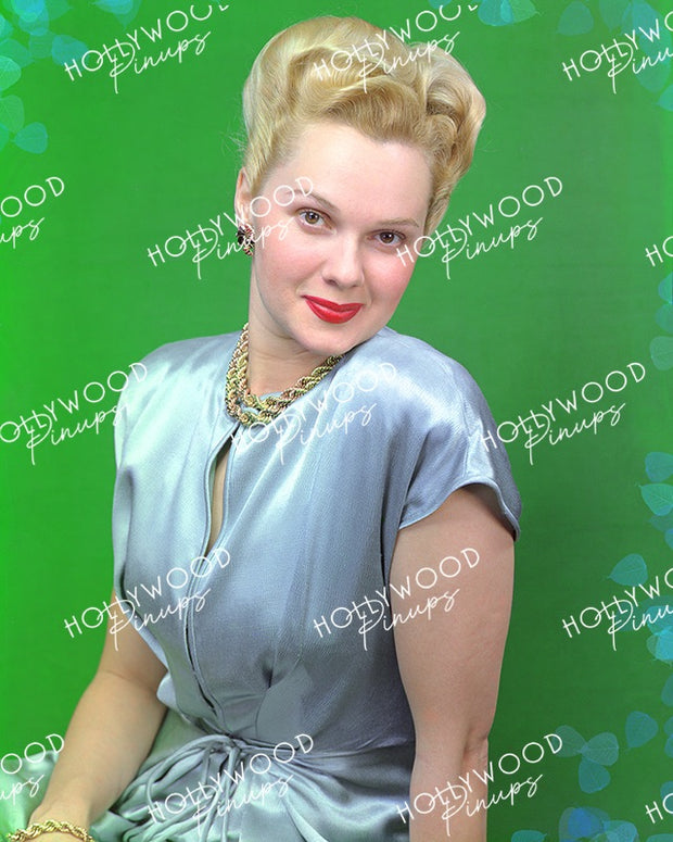 Adele Jergens Dreamy Blonde 1946 | Hollywood Pinups Color Prints