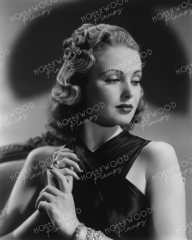 June Lang Dazzling Beauty 1937 by GENE KORNMAN | Hollywood Pinups Color Prints