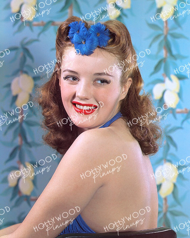 Phyllis Brooks Blue Belle 1940 | Hollywood Pinups | Film Star Color and B&W Prints