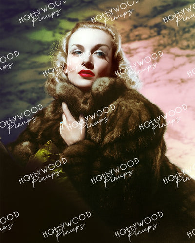 Carole Lombard in TRUE CONFESSION 1937 by Hurrell | Hollywood Pinups Color Prints
