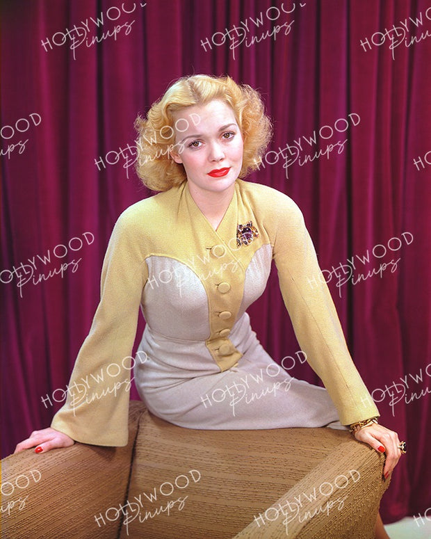 Jane Wyman Sultry Blonde 1939 | Hollywood Pinups Color Prints
