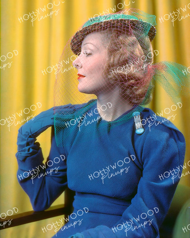 Helen Vinson Stylish Profile 1937 | Hollywood Pinups Color Prints