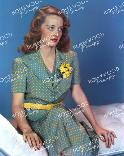 Bette Davis Floral Corsage 1938 | Hollywood Pinups Color Prints