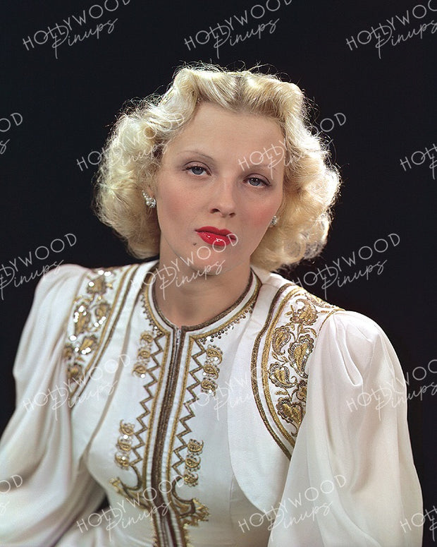 Ilona Massey Sultry Blonde 1940 | Hollywood Pinups | Film Star Color and B&W Prints