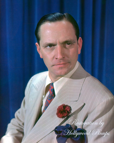 Fredric March Red Carnation 1939 | Hollywood Pinups | Film Star Colour and B&W Prints